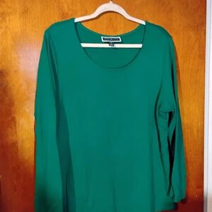 Karen Scott Emerald Long Sleeve Tee